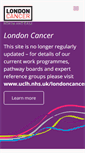 Mobile Screenshot of londoncancer.org